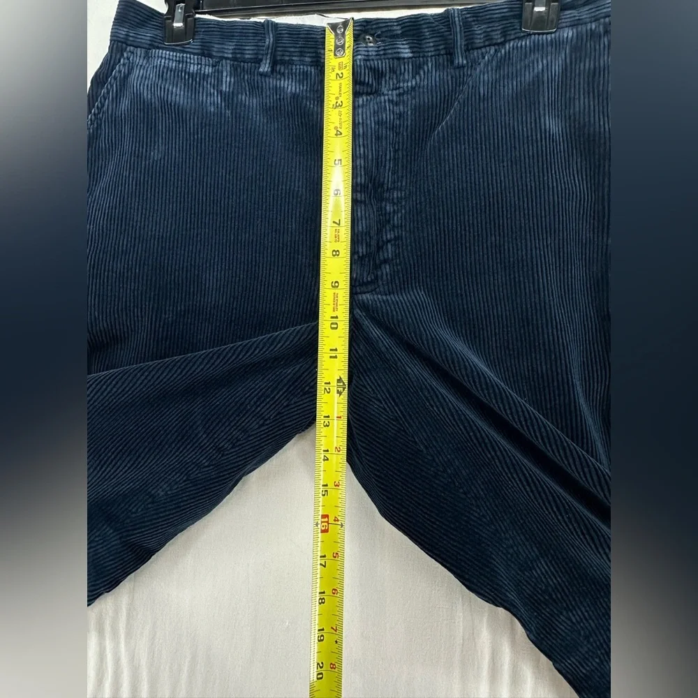 Vintage Polo‎ Ralph Lauren Andrew Pant Mens 36x32 Navy Blue Elephant Corduroy